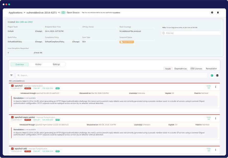 Container Vulnerability Management 