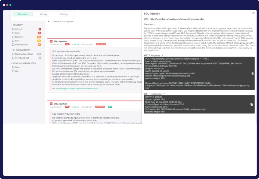 Dynamic Application Security Testing