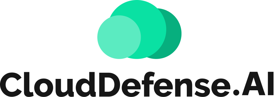 CloudDefense.AI Logo Black