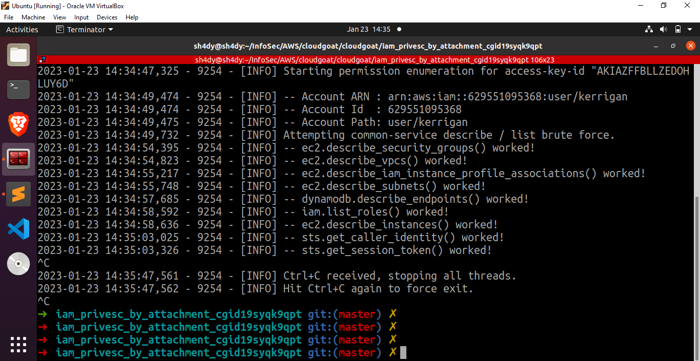 secret-key YOUR_AWS_SECRET_ACCESS_KEY