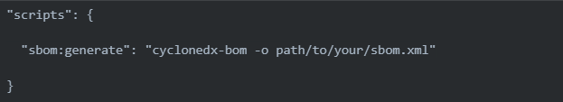 Add SBOM Generation Script